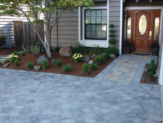 Driveway and Front Entry Remodeled