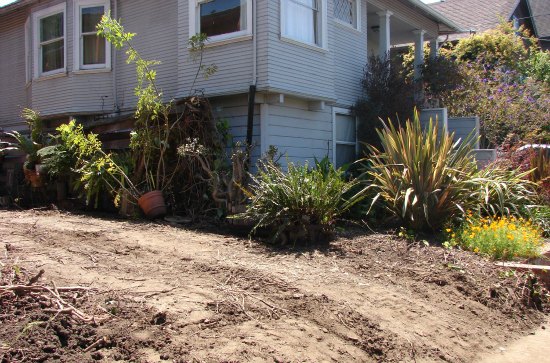 Landscape Grading in Progress 