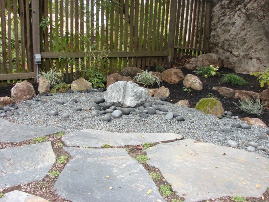 Iron Slate in Japanese Garden 